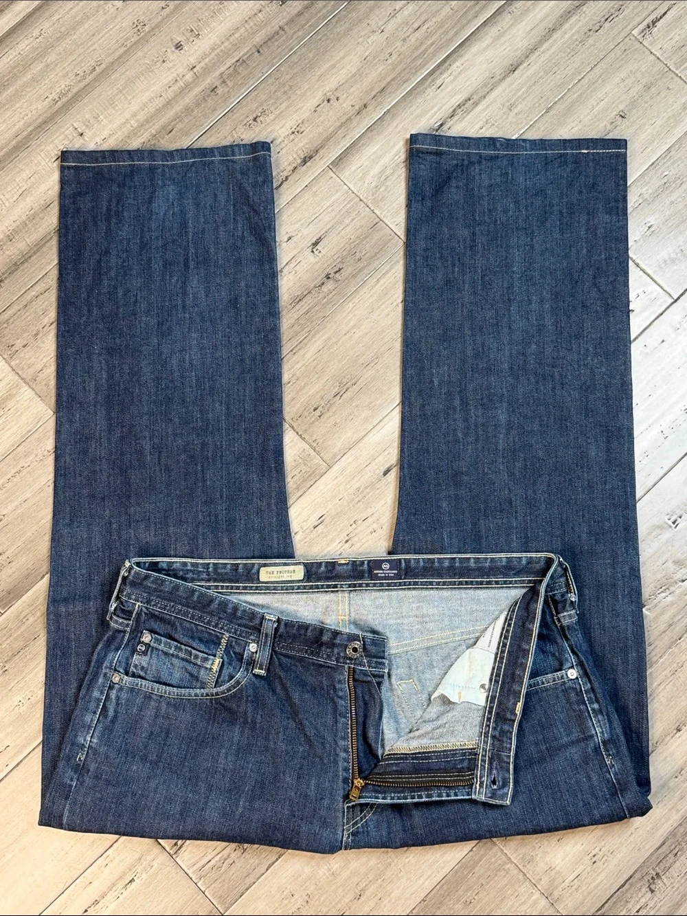 AG ADRIANO GOLDSCHMIED THE PROTEGE STRAIGHT LEG JEANS MENS PREMIUM SIZE 38